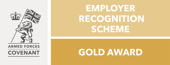 Armed Forces Covenant &mdash; Employer Recognition Scheme Gold Award