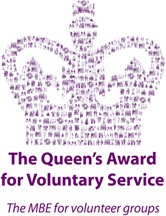 Queen's award for voluntary service logo