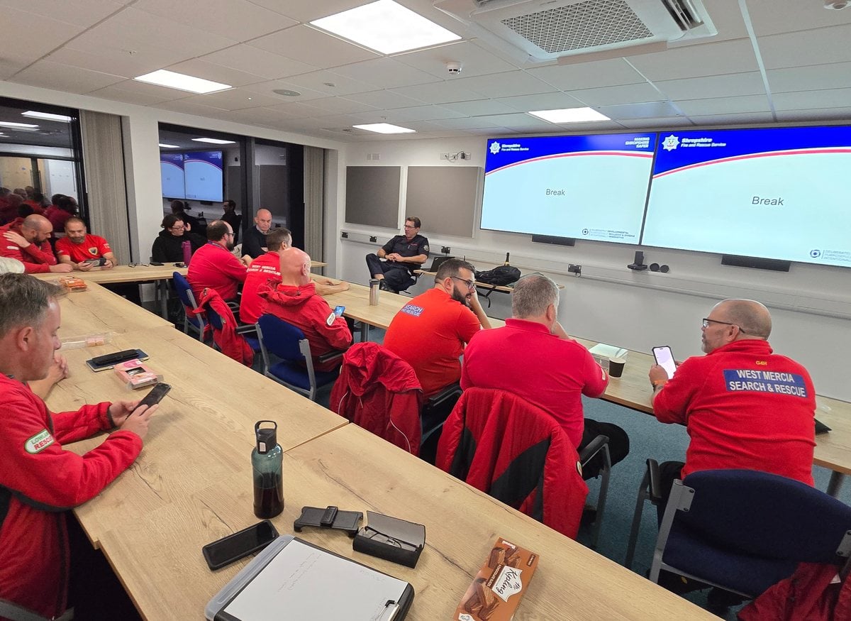 A WMSAR office meeting