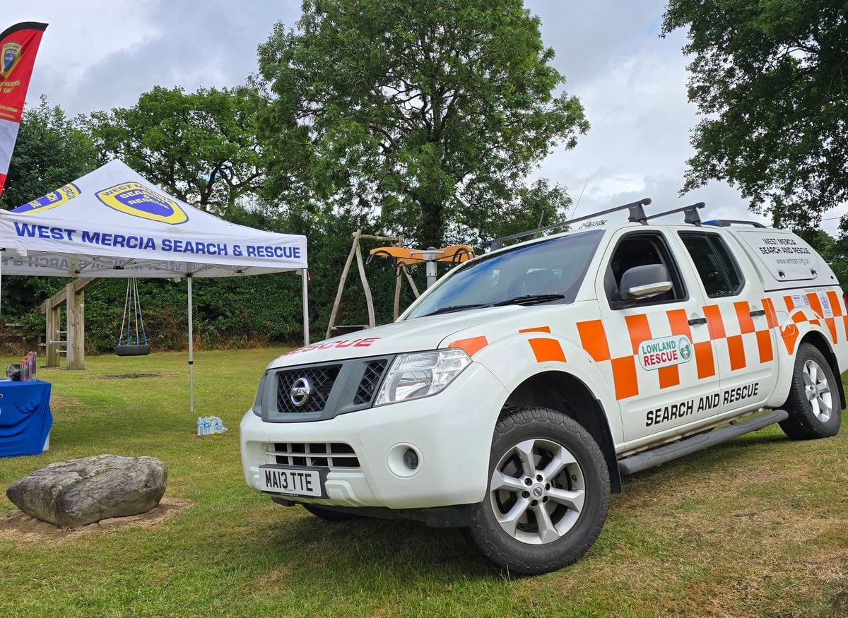 A WMSAR vehicle at a community event