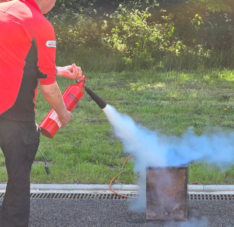 WMSAR volunteers delivering a fire safety session