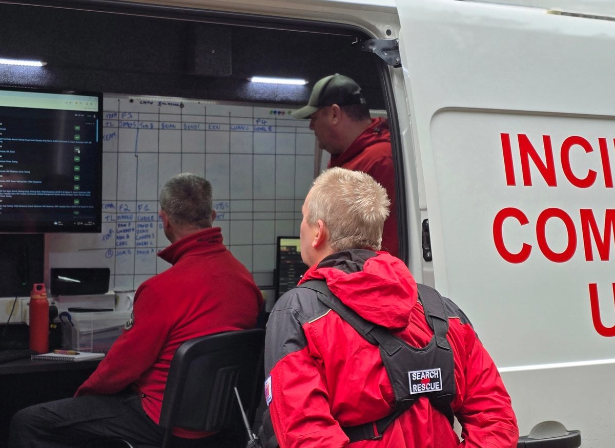 A WMSAR incident command unit interior